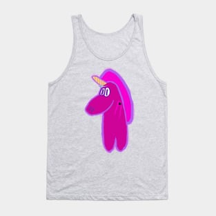 Pink/Purple Princess Unicorn Tank Top